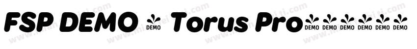 FSP DEMO - Torus Pro字体转换